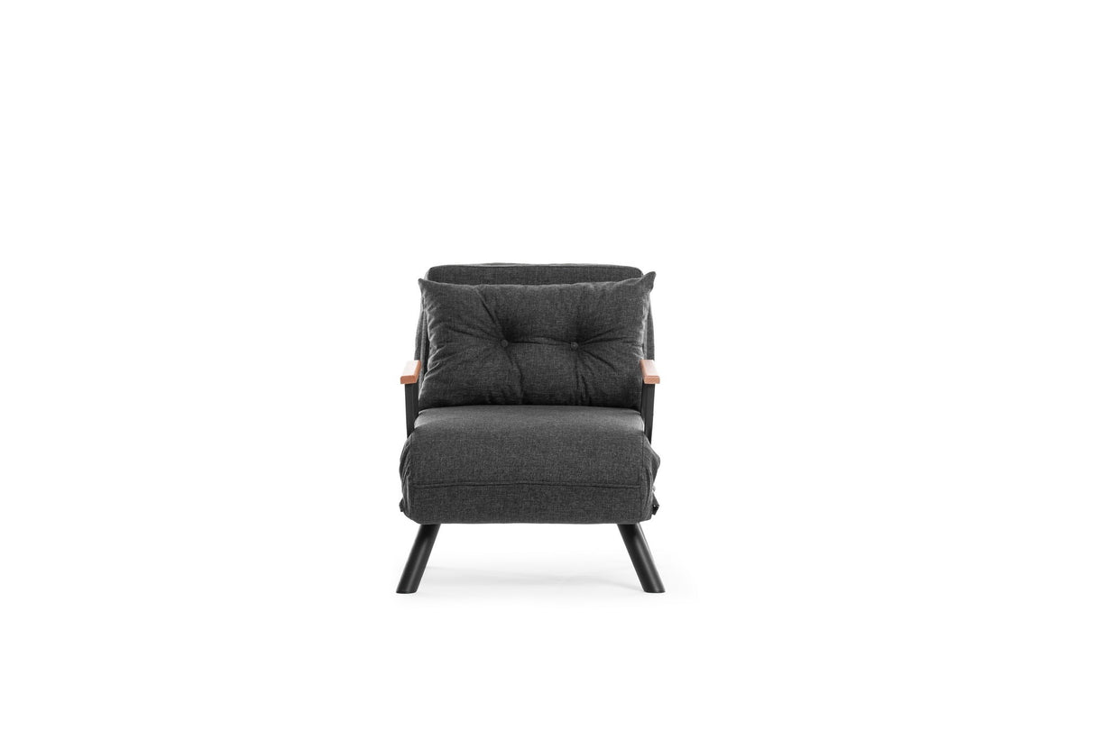 Sleeping armchair Sando Dark Gray
