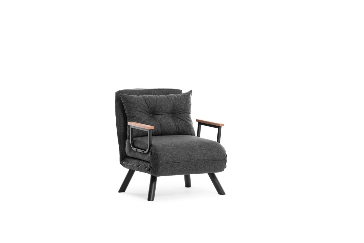 Sleeping armchair Sando Dark Gray