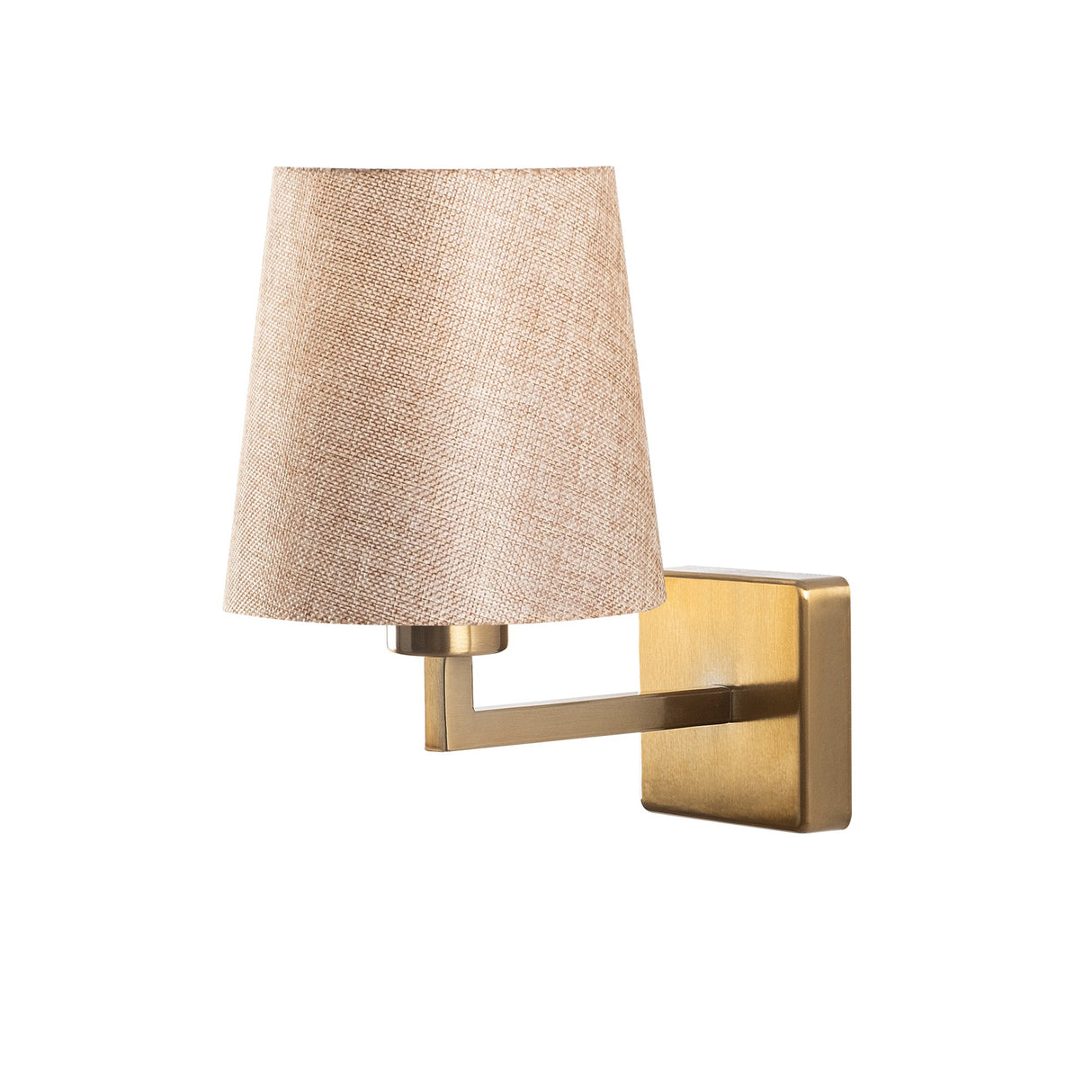 Gold Fabric Wall Lamp Ashburn