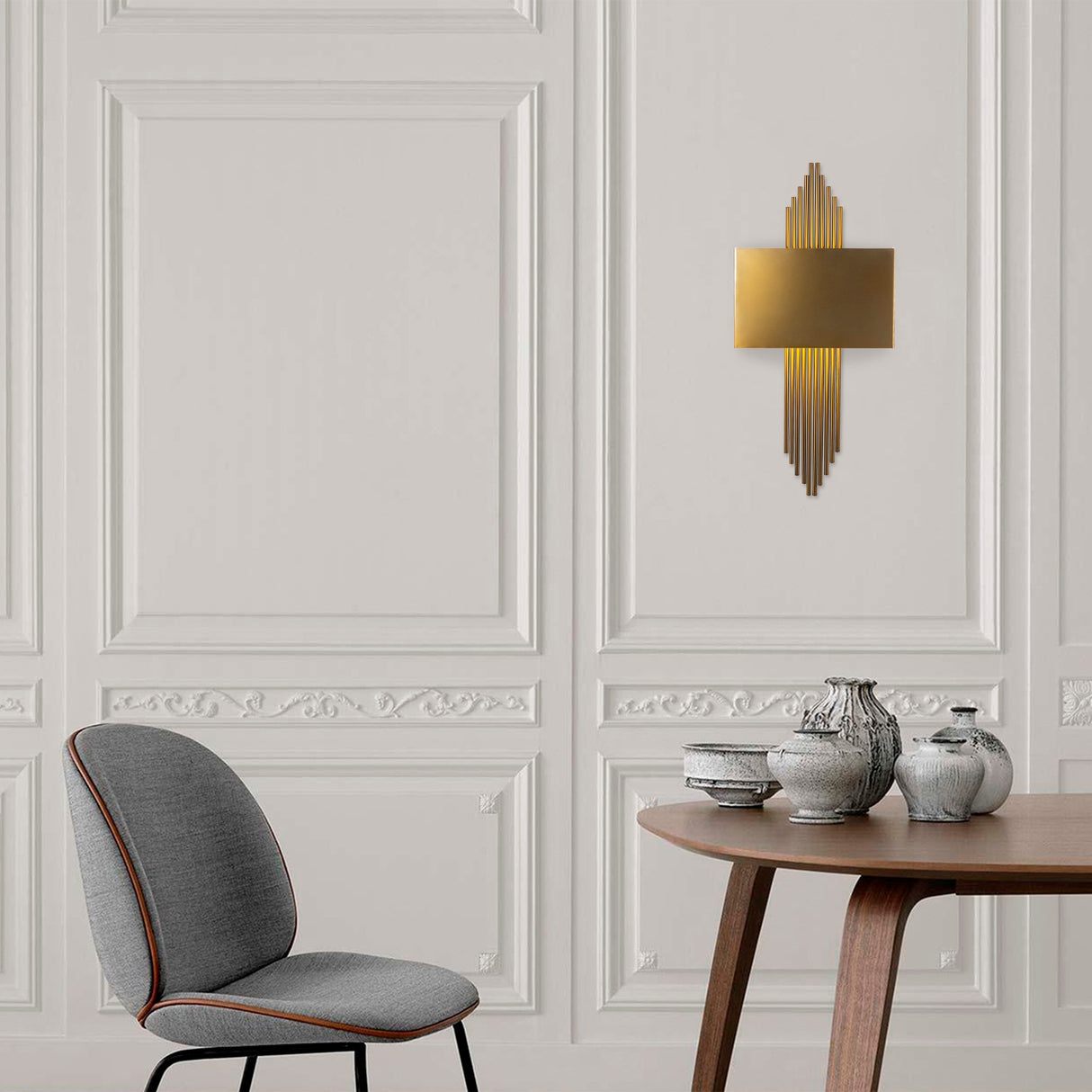 Bronze Metal Wall Lamp Andes