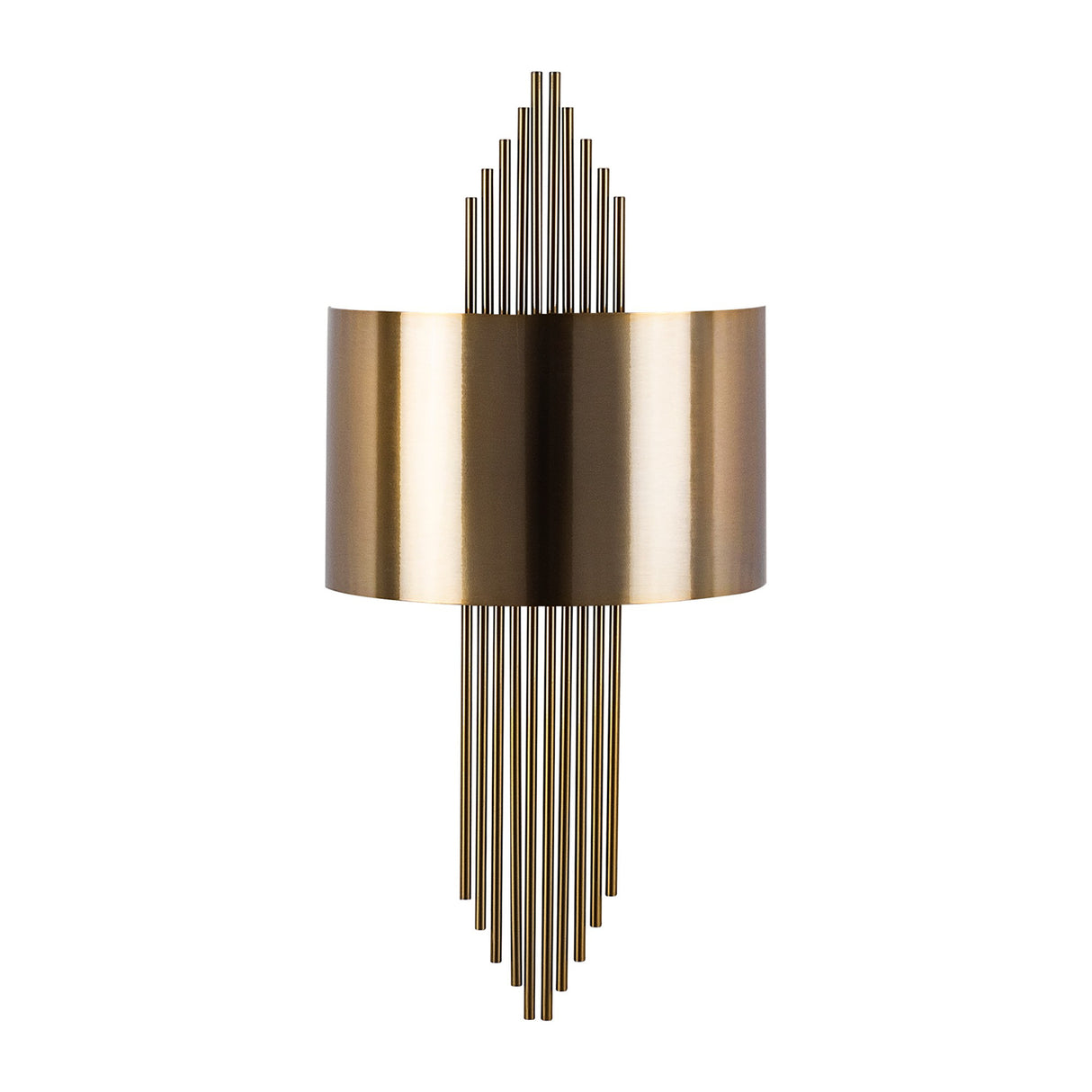 Wall lamp 1-light Brass Gold Metal Andes