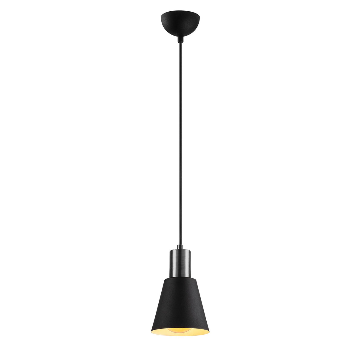 Pendant Lamp Black Nickel Metal Velora