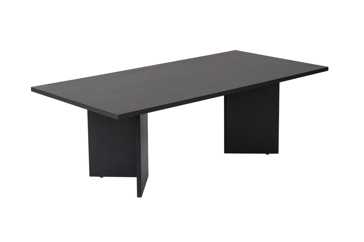 Rectangular Coffee Table Siban Black wood look - 119x60 cm