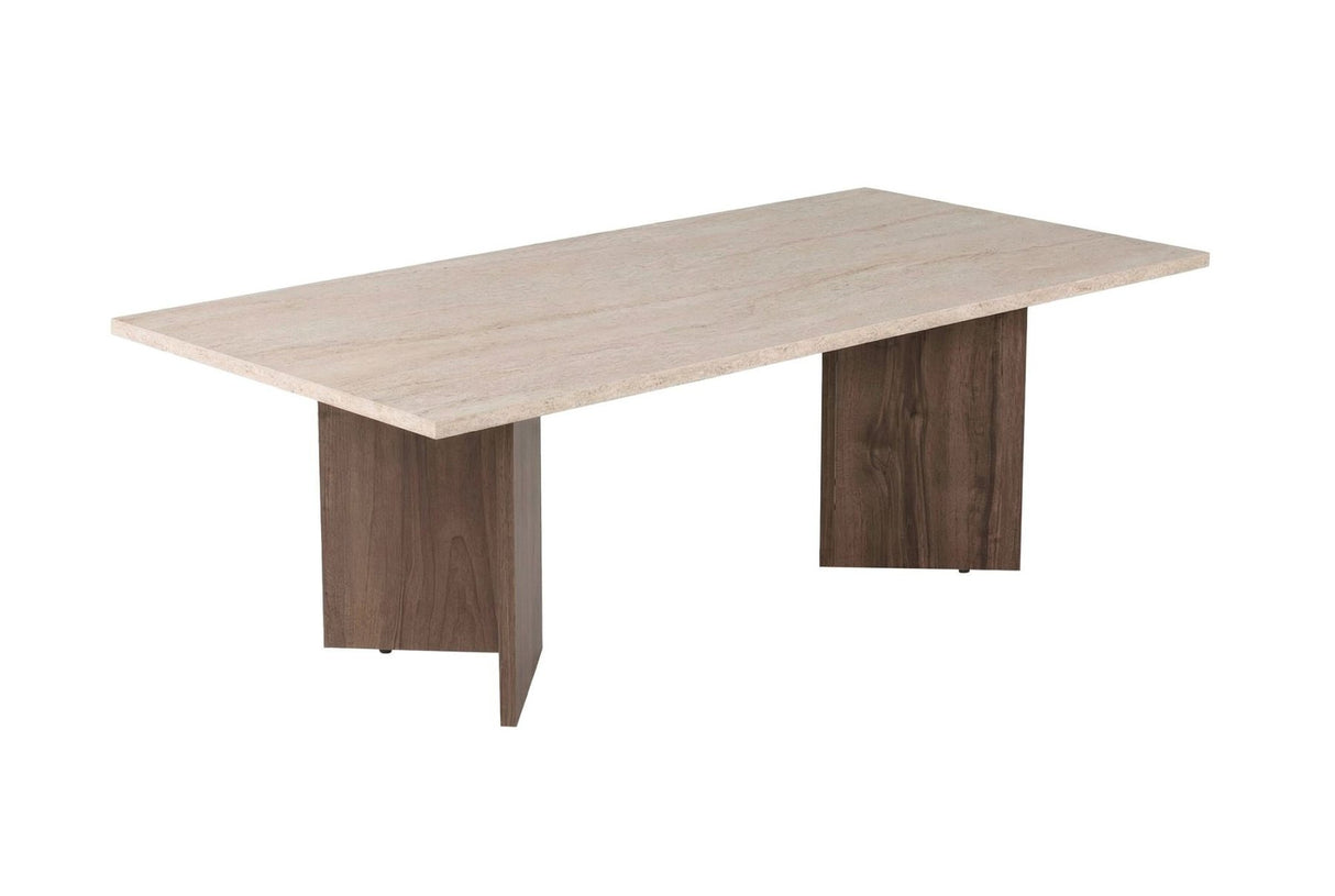 Sabin - Travertine, Venezia Walnut Travertine Walnut 100% MELAMINE COATED PARTICLE BOARD