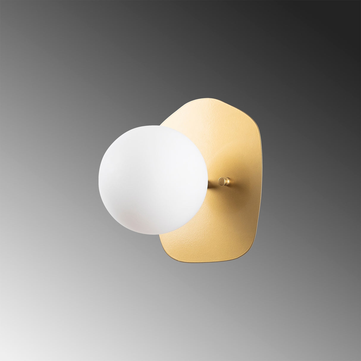 Wall lamp 1-light Gold Glass Axel