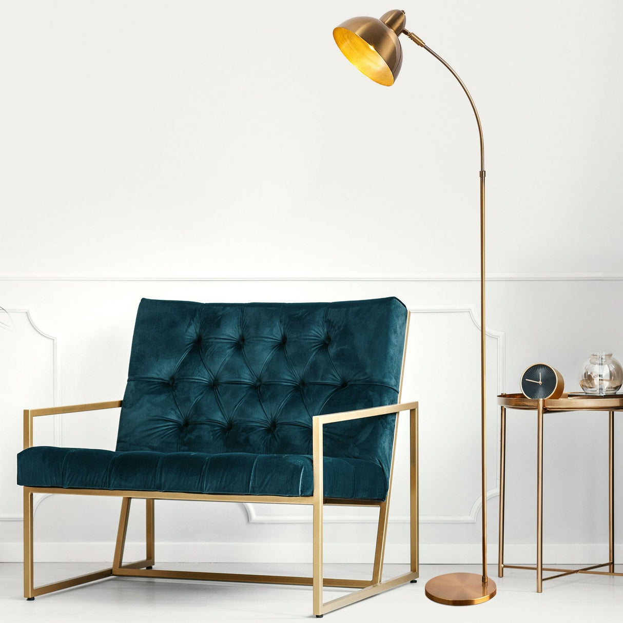 Bronze Metal Floor Lamp Bane