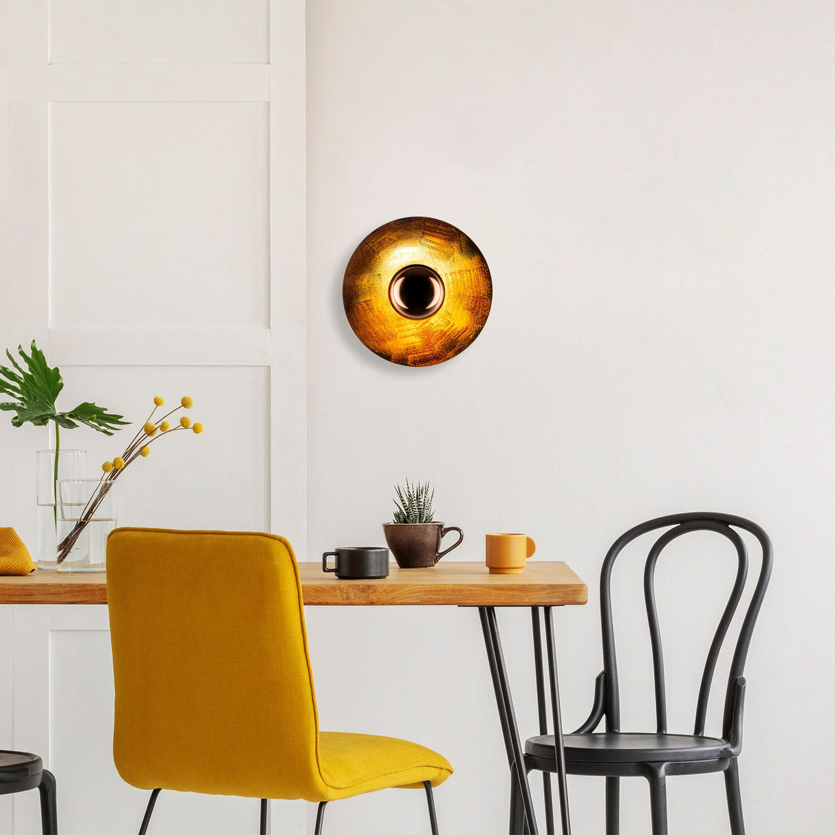 Copper-colored Wall Lamp 28 cm Metal Elevate