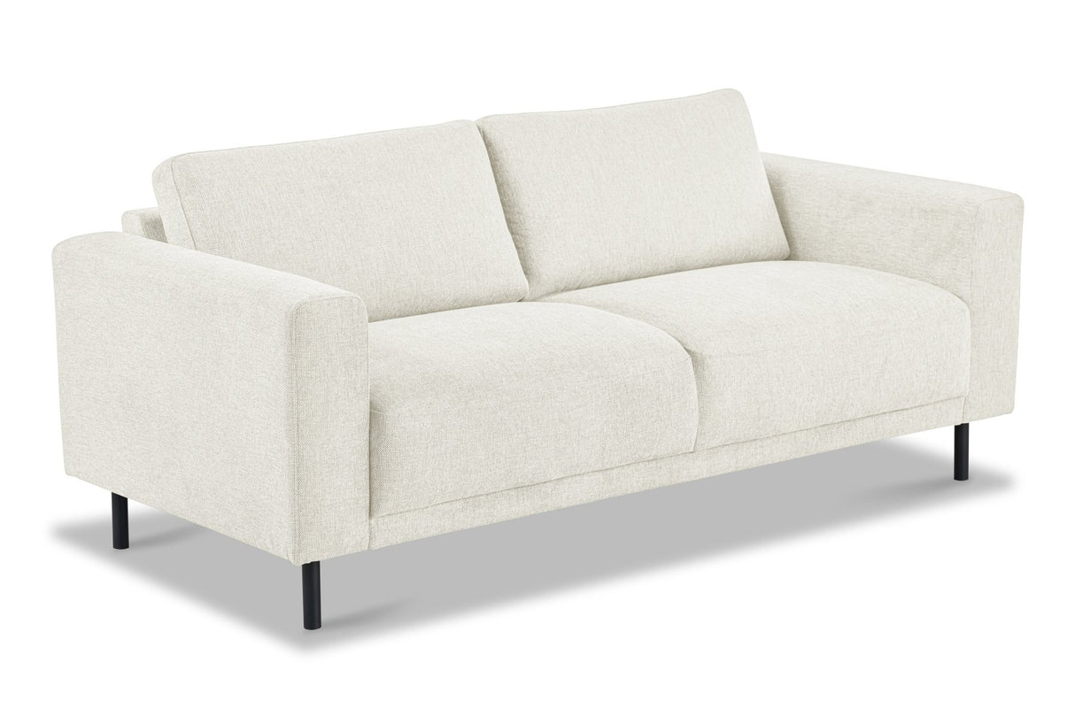 Modern 2.5-seater sofa beige fabric Aniko 183x90x78 cm
