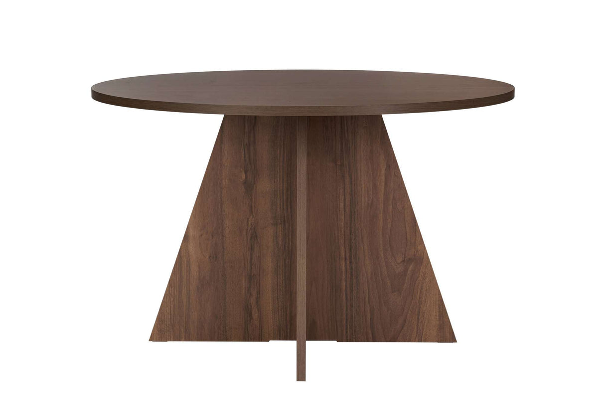 Dining room table round Walnut - 120 cm - Mary