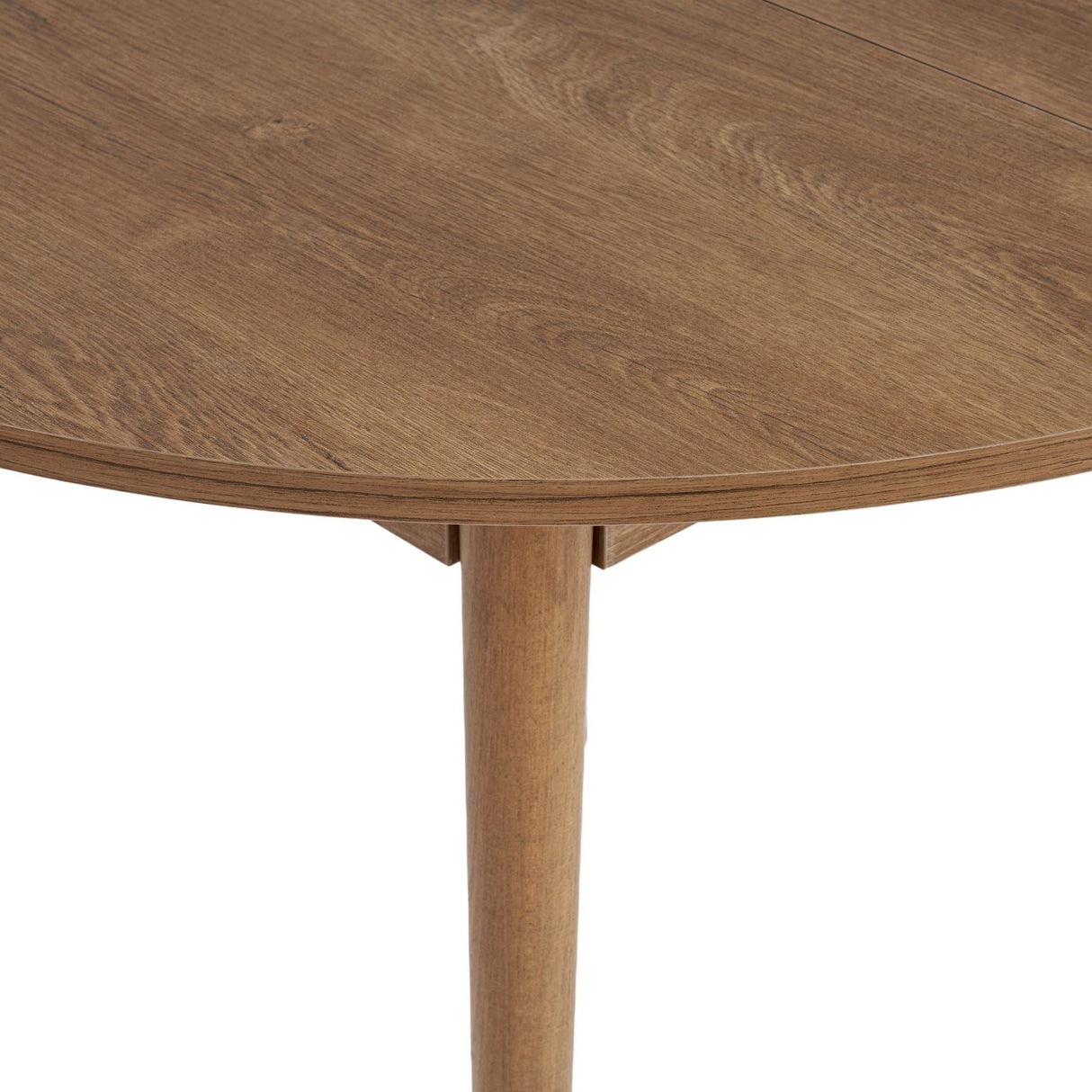 Eettafels - Eettafel Eiken Melamine uitschuifbaar 100 - 130 cm - Vienna - Dimehouse