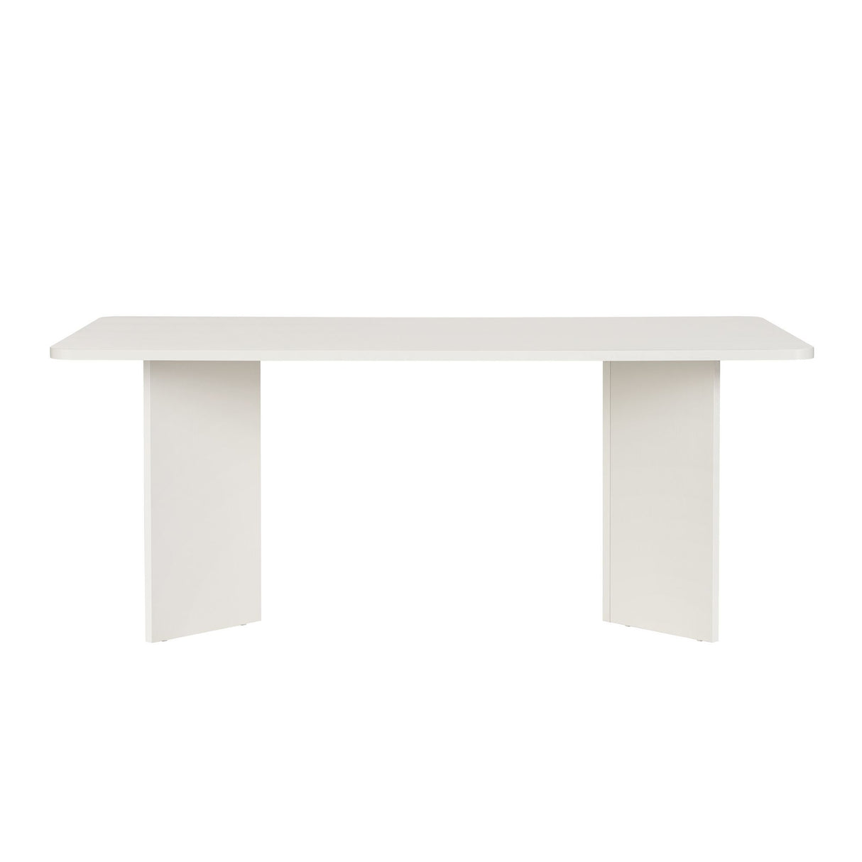 Eettafels - Eettafel Wit Melamine rechthoekig 180x89,5x75 cm - Linova - Dimehouse