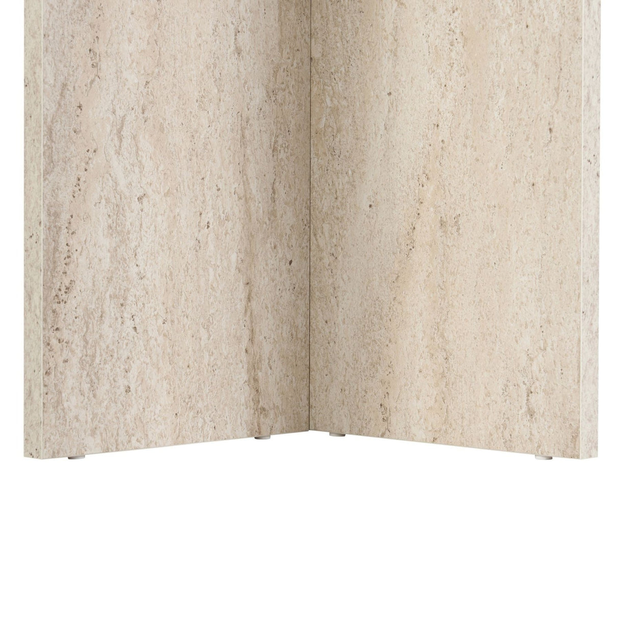 Dining table travertine melamine rectangular 180x89.5x75 cm - Linova