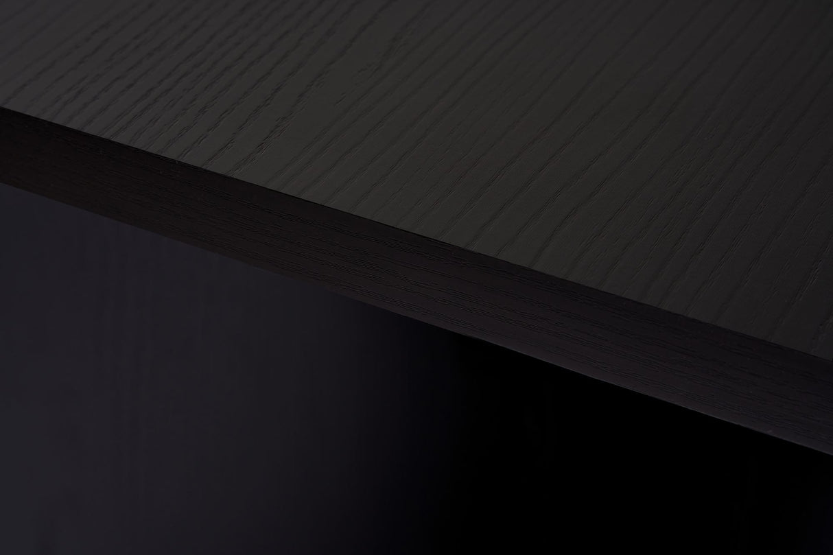 Eettafels - Eettafel Zwart Melamine rechthoekig 180x89,5x75 cm - Linova - Dimehouse