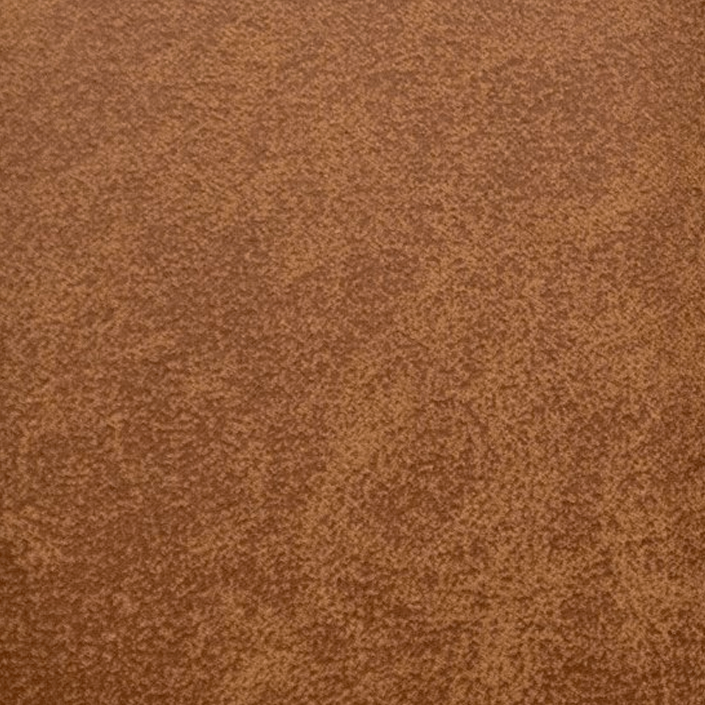 Cognac microfiber corner sofa Tulin - right