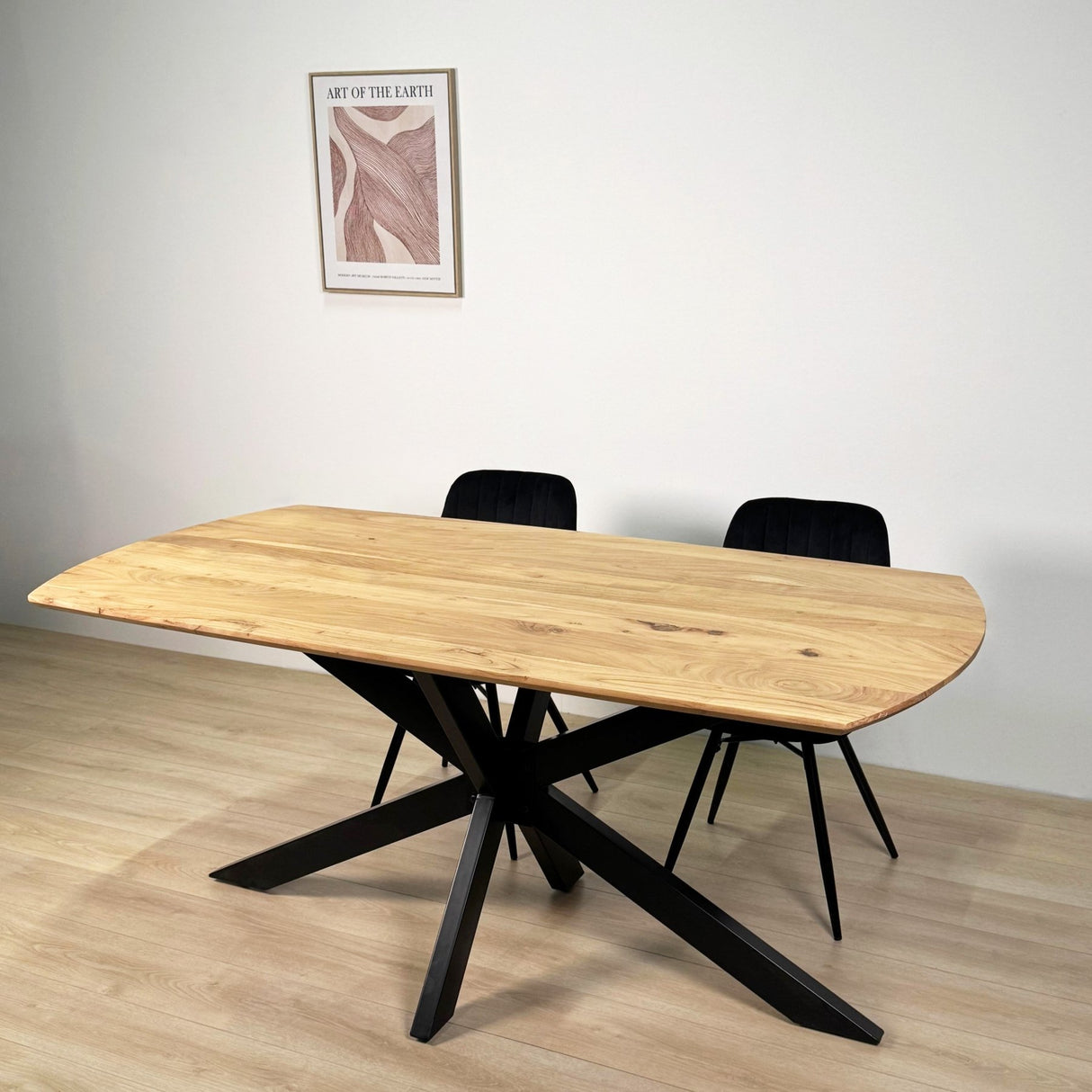 Eettafels - Uitschuifbare Eettafel Mack Deens Ovaal Acaciahout 175 - 275x90 cm - Dimehouse