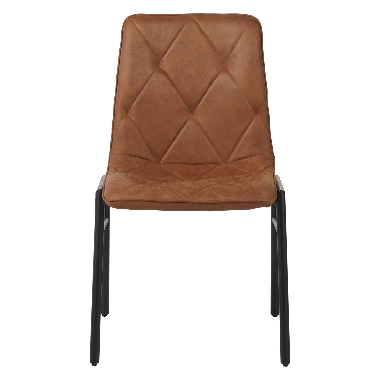 Dining Chair Noan Microfiber Cognac - Without Armrests