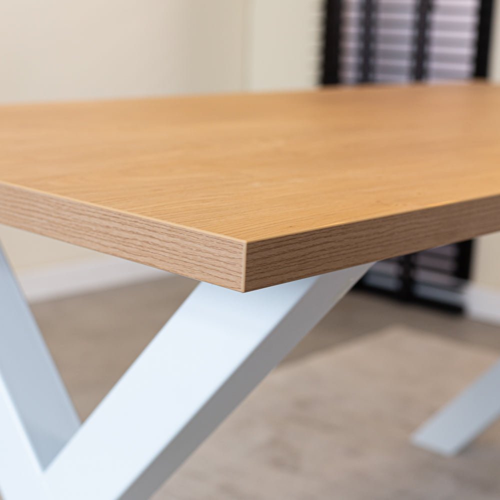 Table top 190x100 Melamine Oak Look Lenzo - Robson Oak