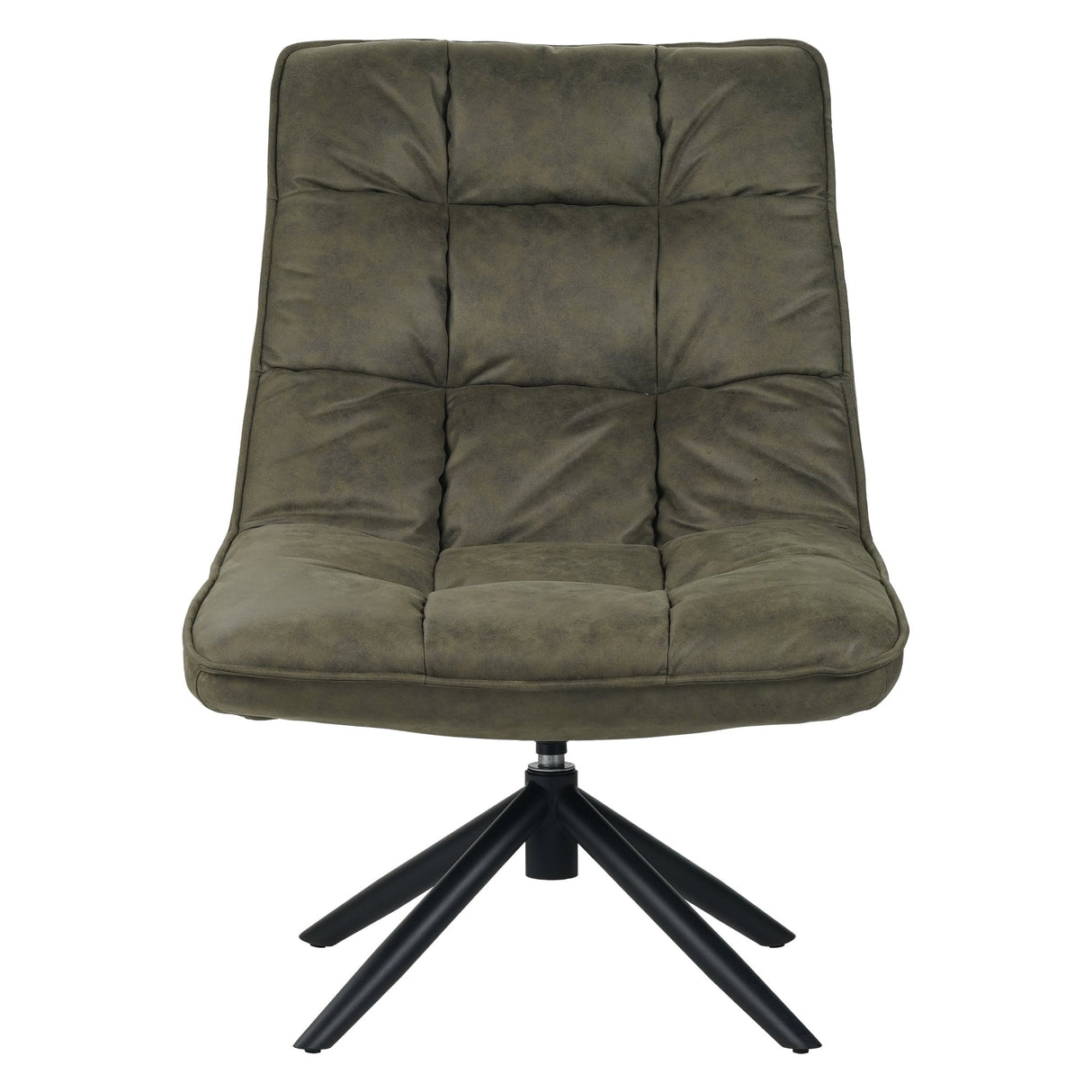 Swivel Chair Yuki Green Eco-leather 360° Rotatable