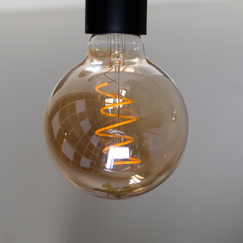 Light source LED filament Bol Ø9.5 amber-colored