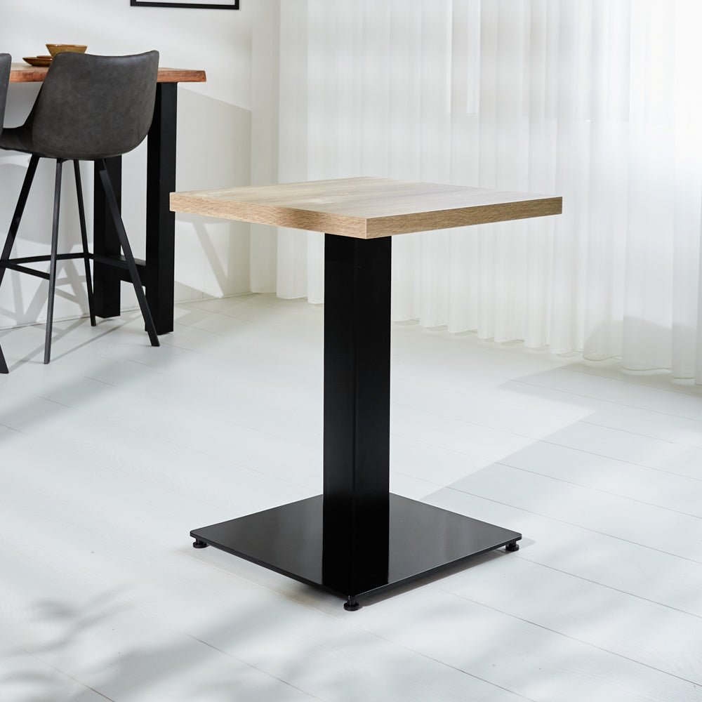 Bistrotafels - Bistrotafel Robin vierkant melamine robson oak - Dimehouse