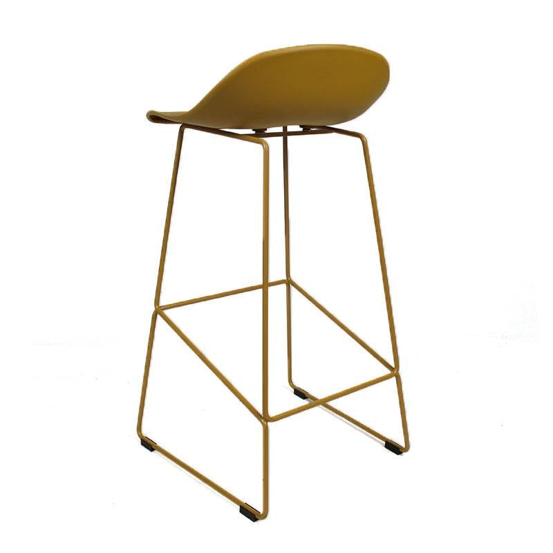 Bar stool Ellen yellow Scandinavian design 76 cm - image 5