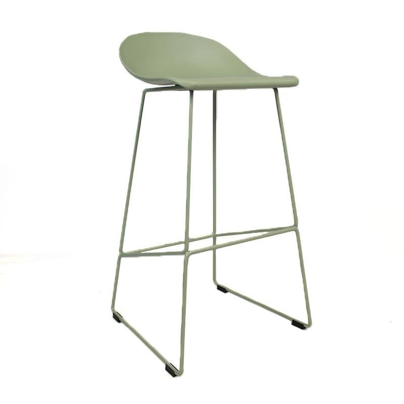 Bar stool Ellen green Scandinavian design 76 cm - image 4