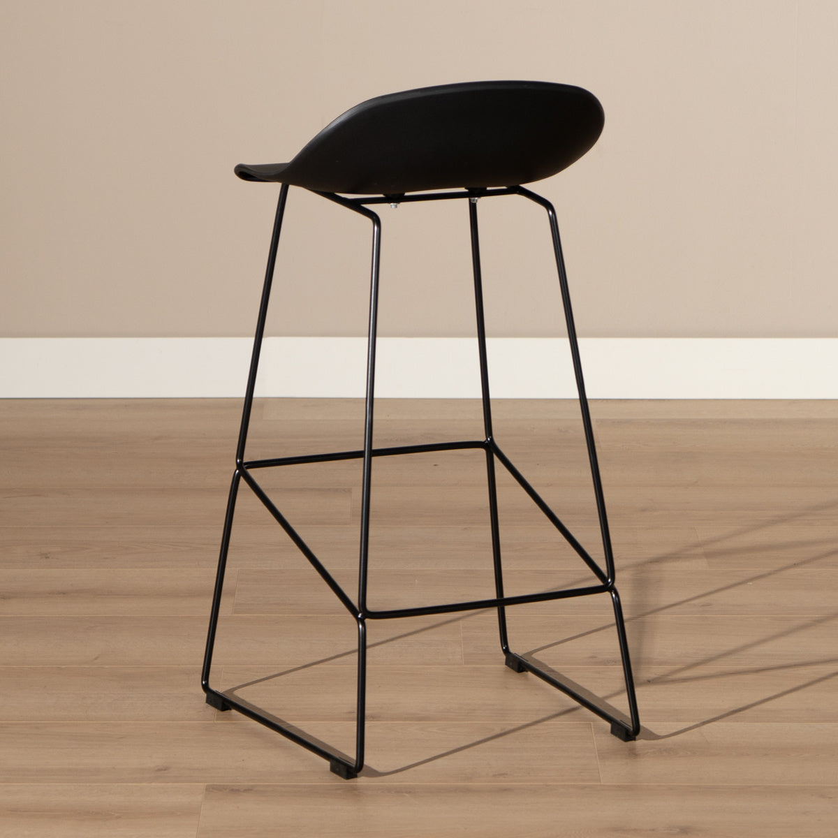 Bar stool Ellen black Scandinavian design 76 cm - image 4