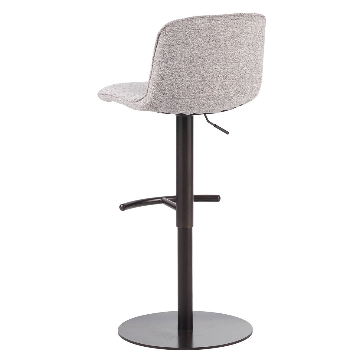 Bar stool Jack mixed fabric off white/brown 60-82 cm mixed 45 cm wide
