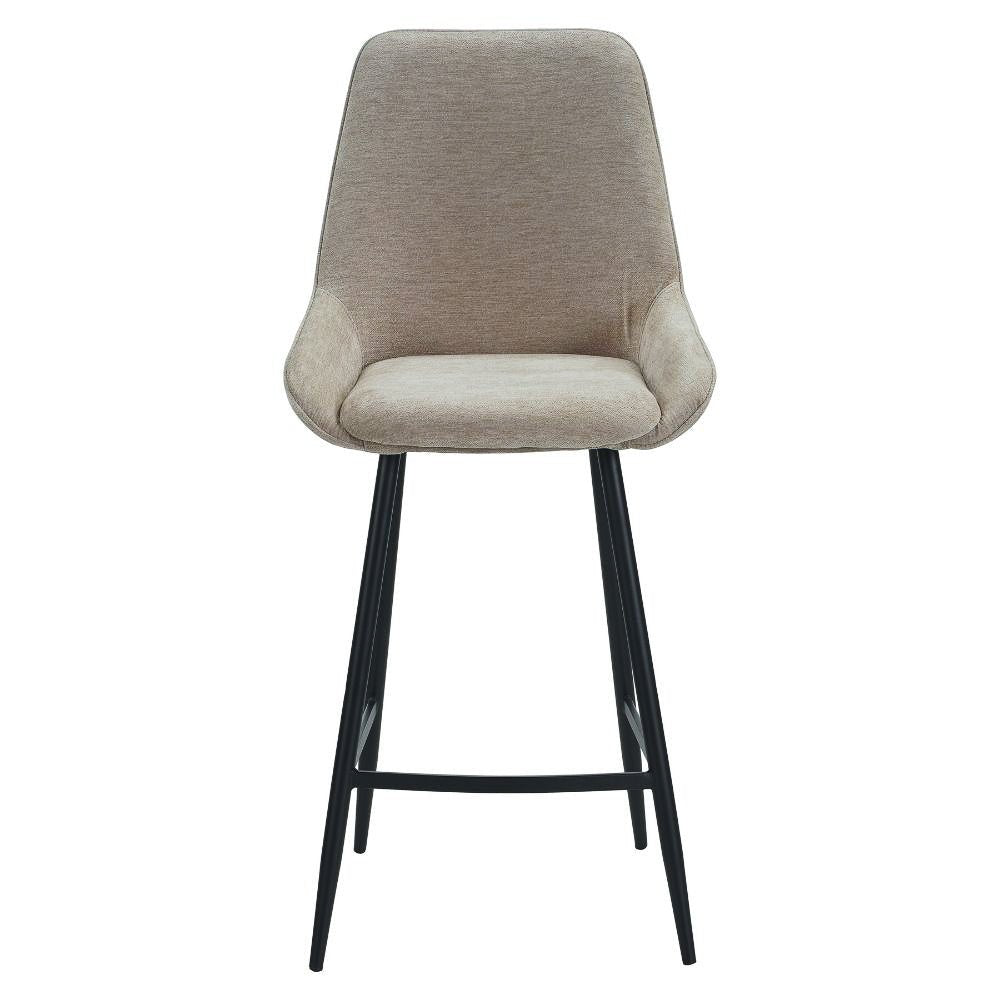 Barkruk Lynn velvet beige 71 cm
