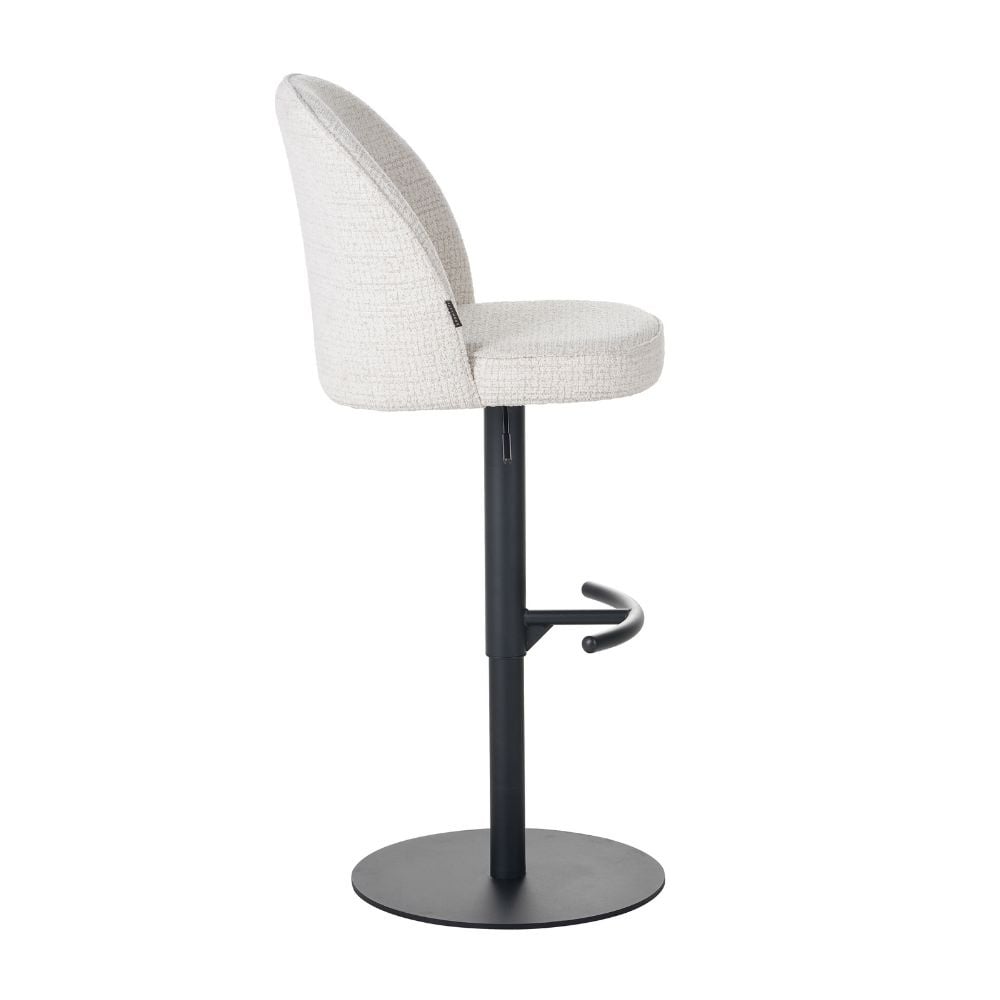 Bar stool Odin mixed fabric beige 63-83 cm mixed 48 cm wide