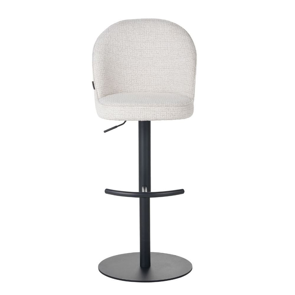 Bar stool Odin mixed fabric beige 63-83 cm mixed 48 cm wide