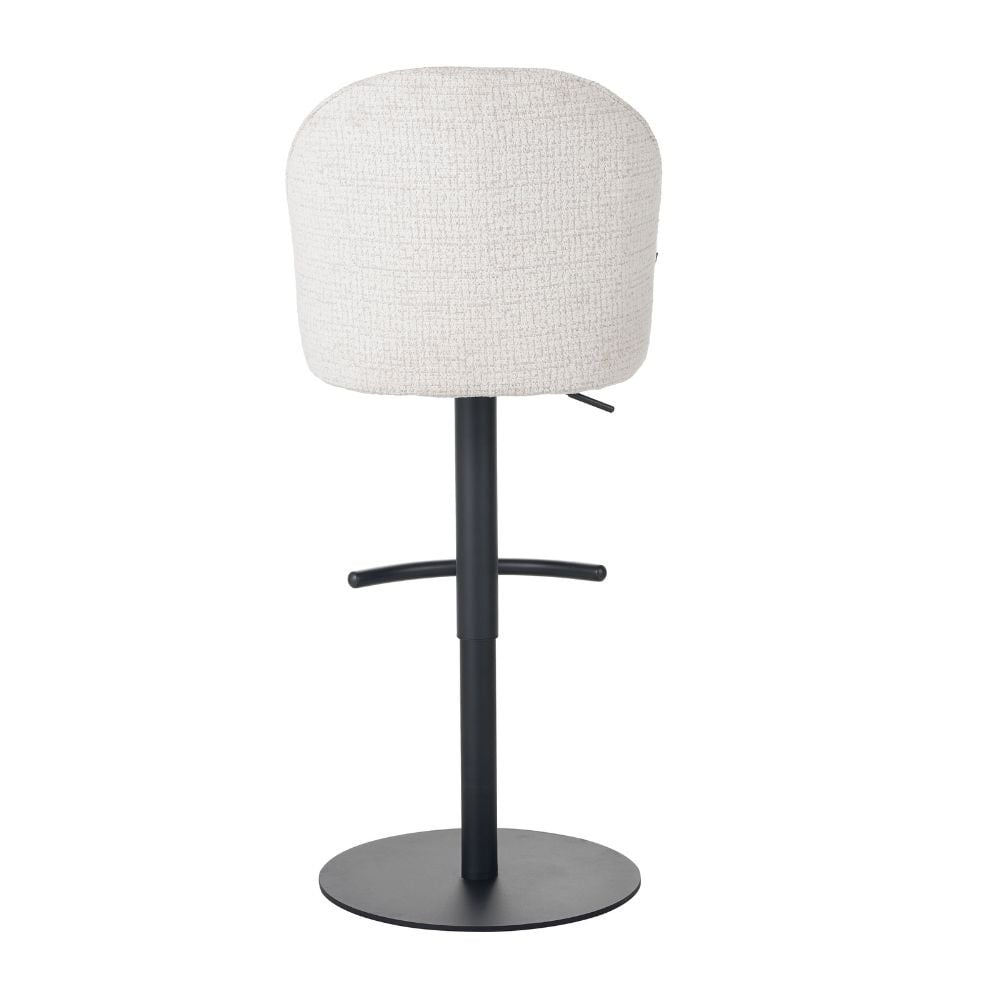 Bar stool Odin mixed fabric beige 63-83 cm mixed 48 cm wide