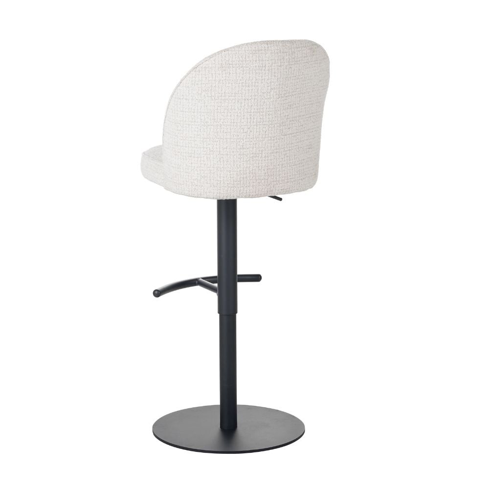 Bar stool Odin mixed fabric beige 63-83 cm mixed 48 cm wide