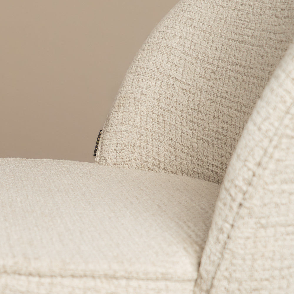 Bar stool Odin mixed fabric beige 63-83 cm mixed 48 cm wide