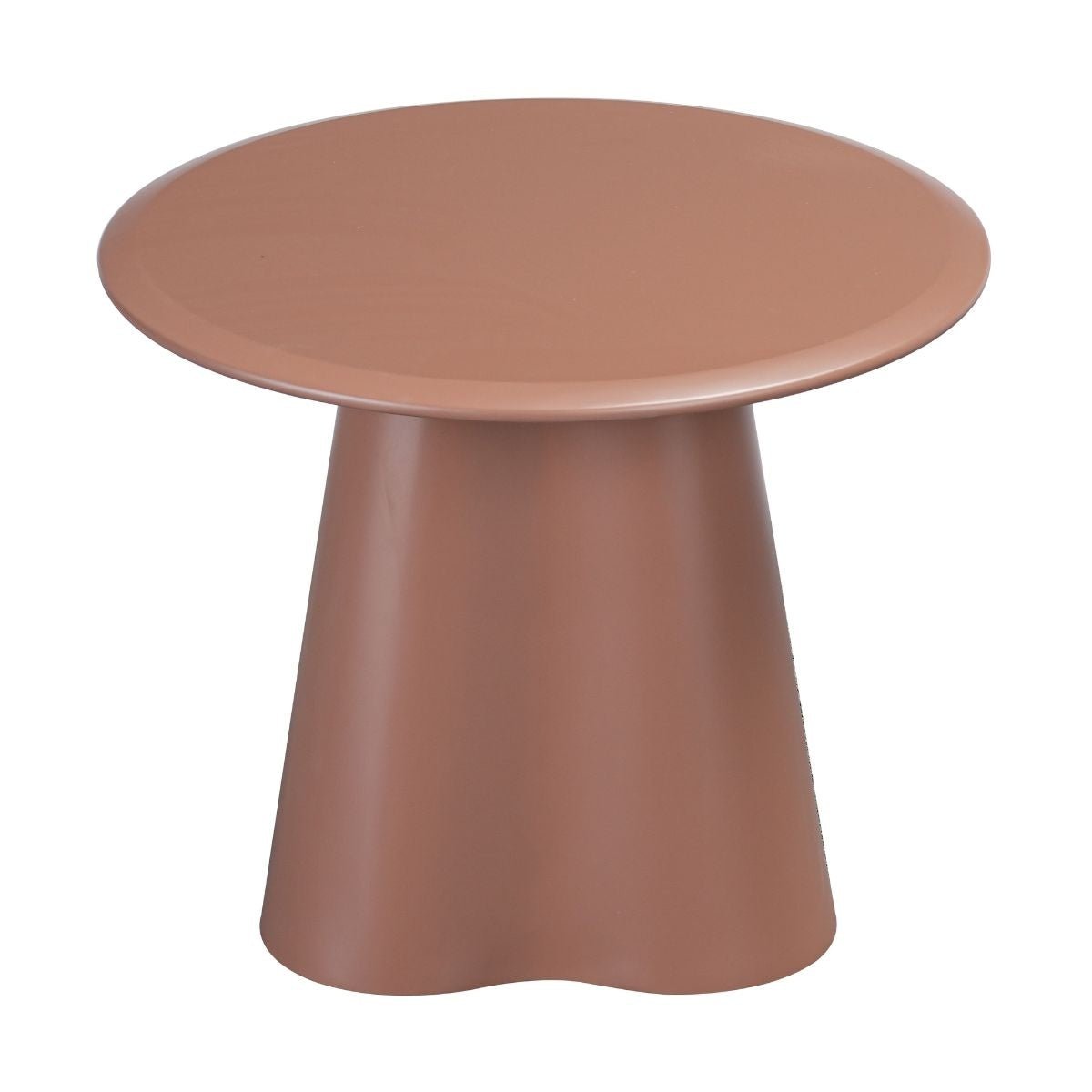 Bijzettafel Orion rond ø60 cm mocha mousse Bruin MDF
