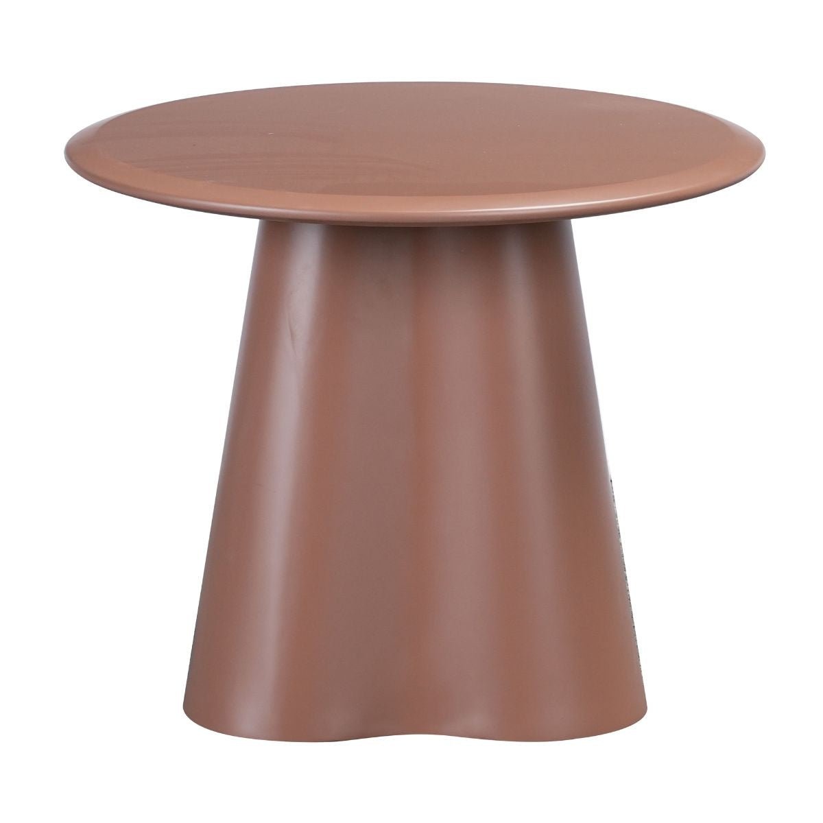 Bijzettafel Orion rond ø60 cm mocha mousse Bruin MDF