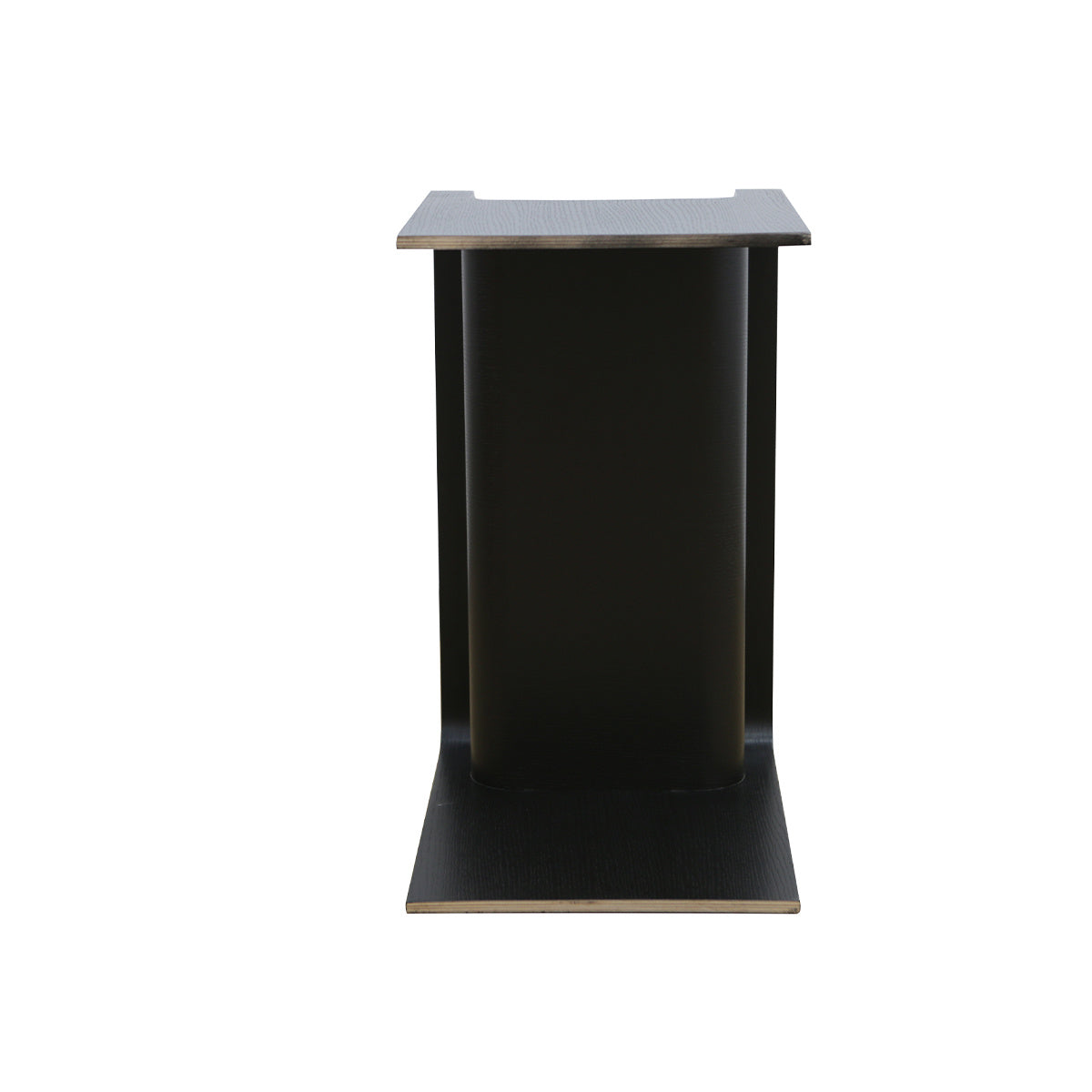 Side table/coffee table Isla black oak veneer