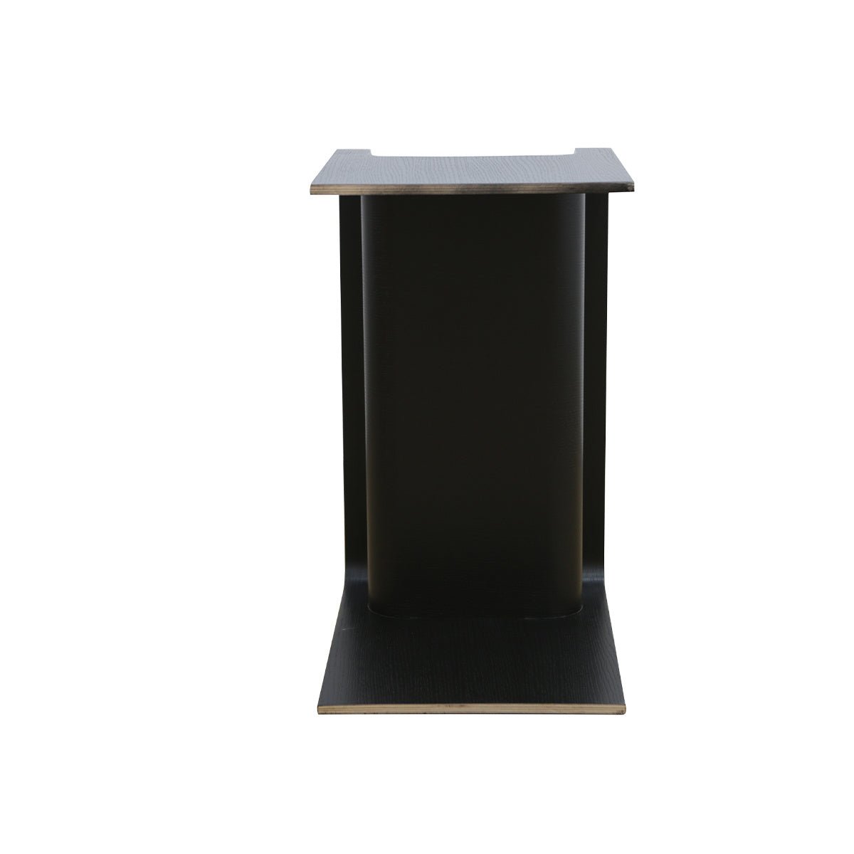 Side table/coffee table Isla black oak veneer