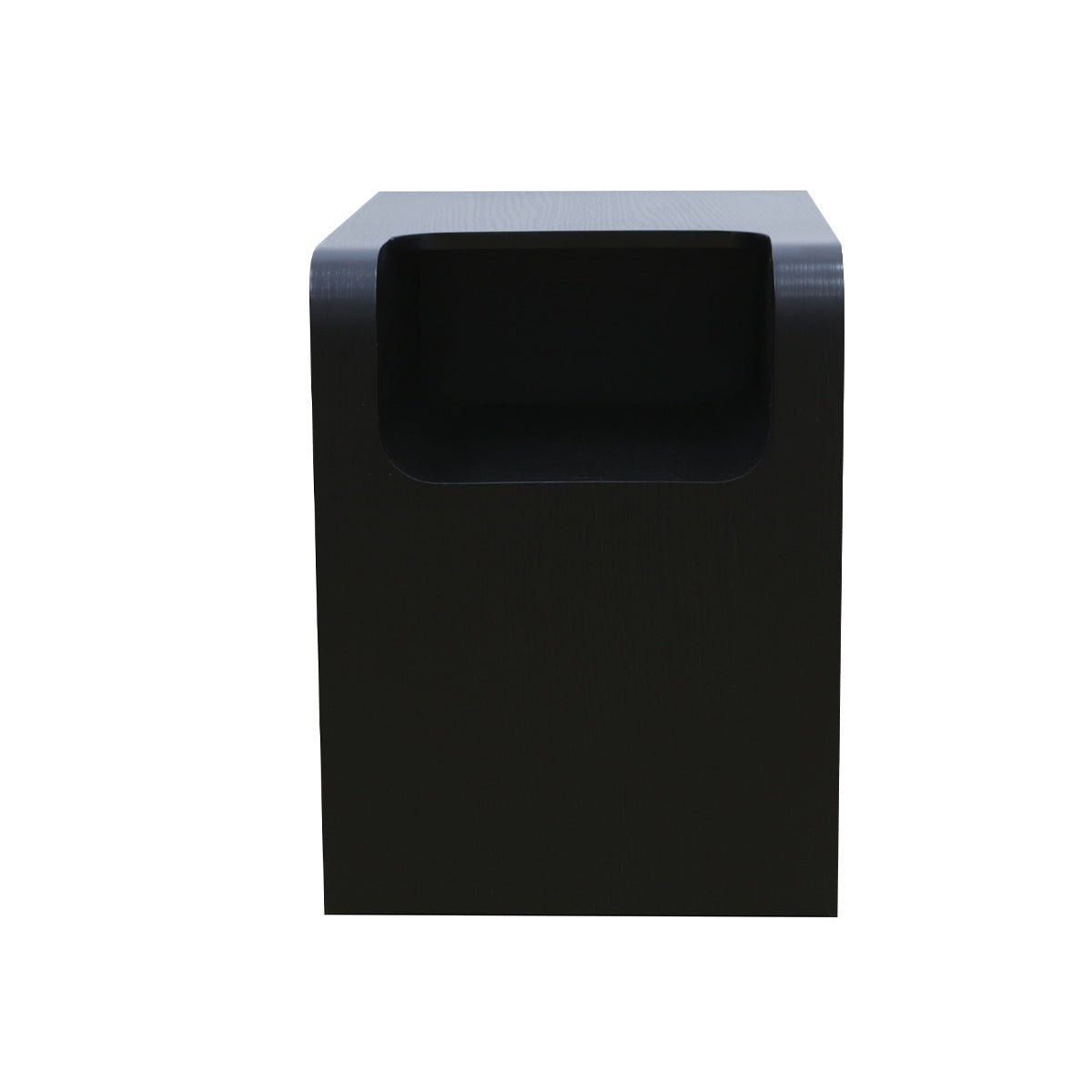 Side table/coffee table Isla black oak veneer