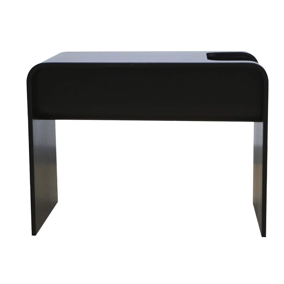 Side table/coffee table Isla black oak veneer