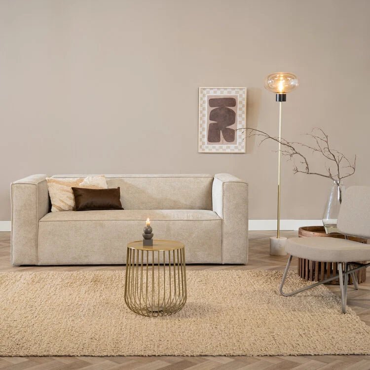 Coffee tables-Coffee table Tygo gold metal-Dimehouse