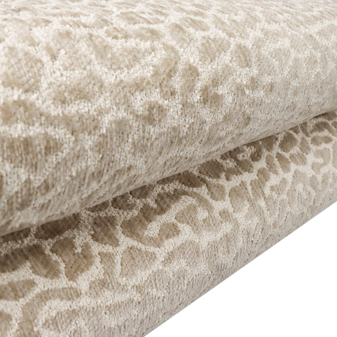Eetkamerbank Lux leopard taupe 100 cm Stof