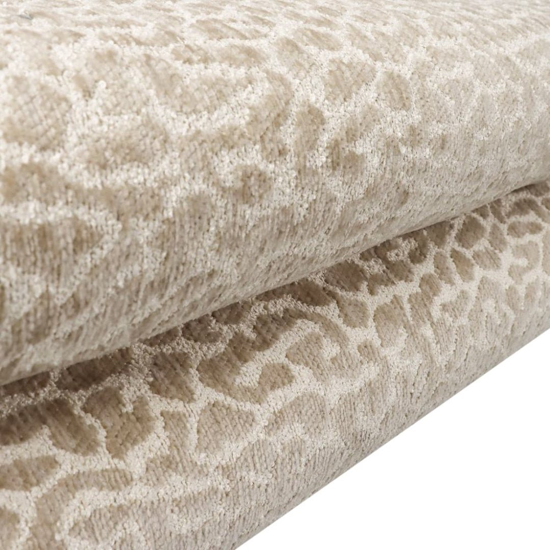 Eetkamerbank Lux leopard taupe 160 cm Bouclé