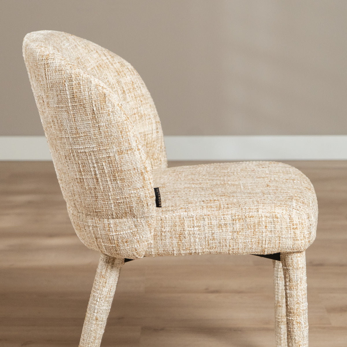 Dining room chair Charlie chenille beige - image 5