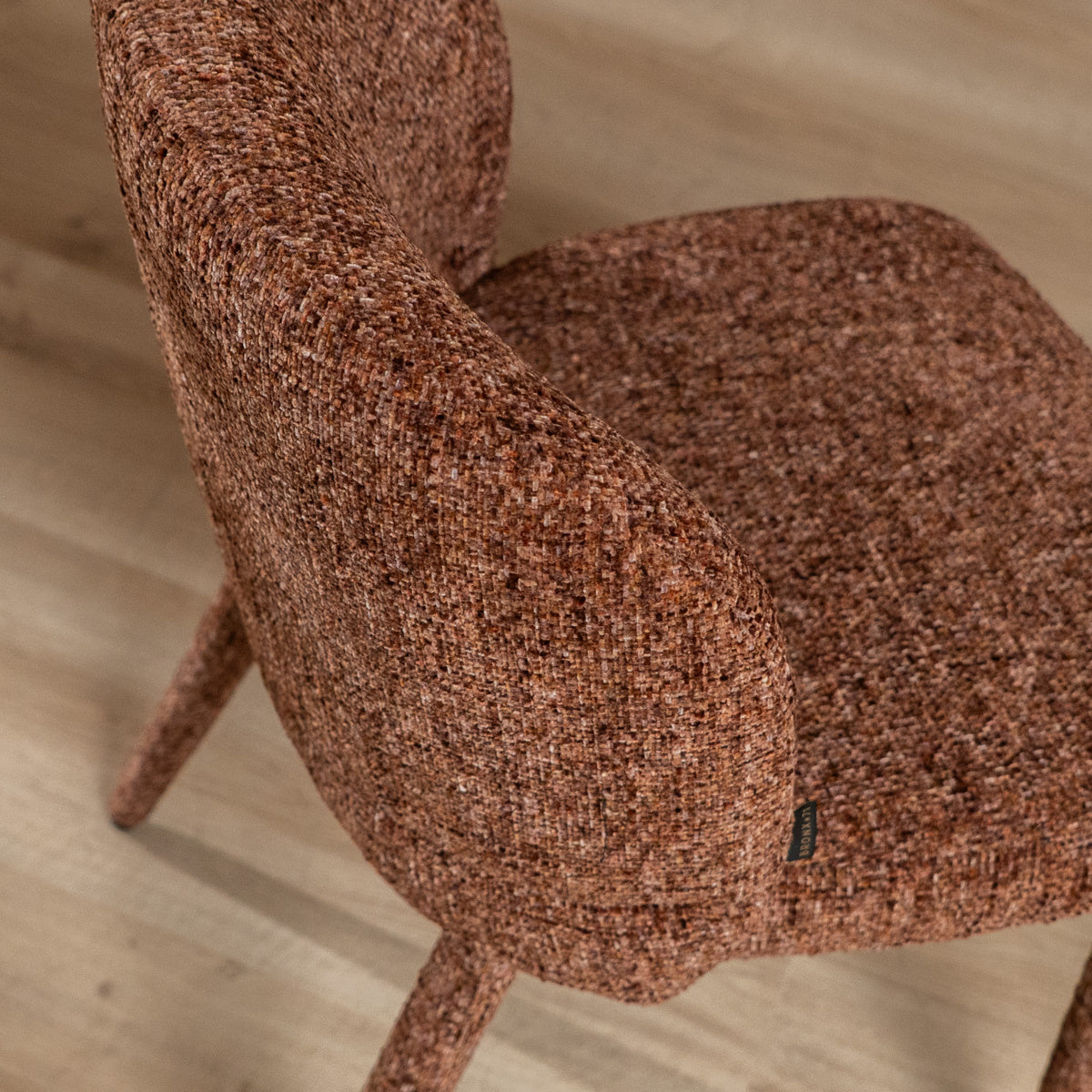 Dining room chair Charlie chenille copper - image 3