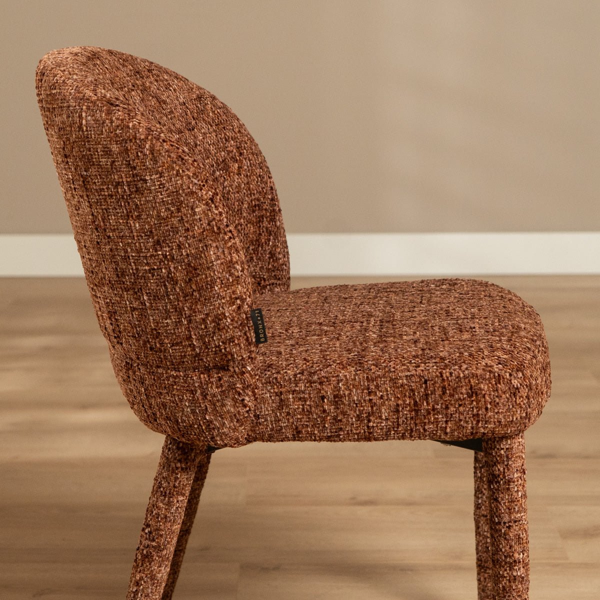 Dining room chair Charlie chenille copper - image 5