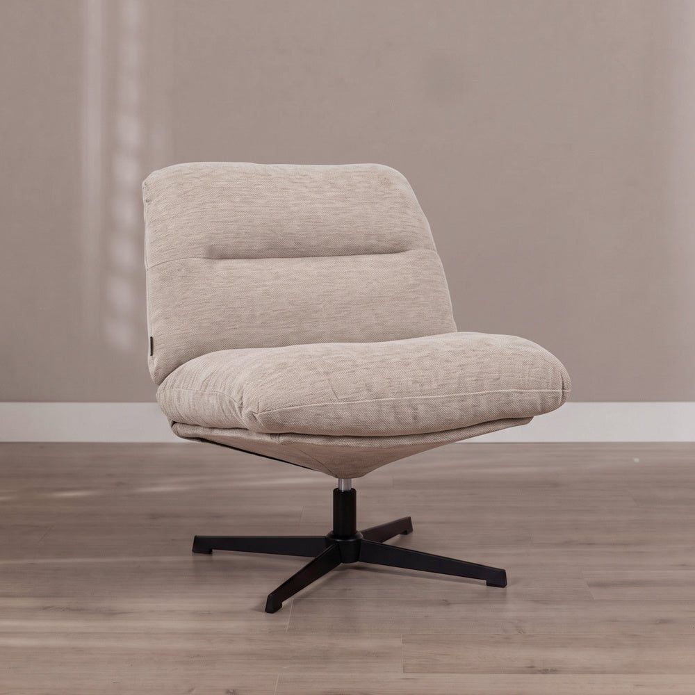Fauteuil Sara draaibaar velvet beige