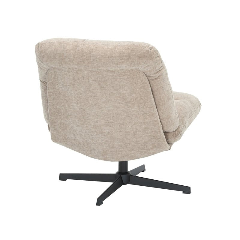 Fauteuil Sara draaibaar velvet beige