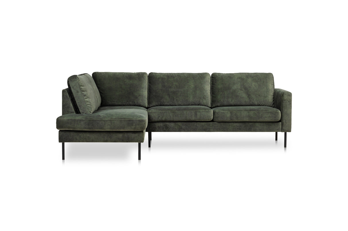 Sofa Gaya DeGeBe Green Fabric White photo front view