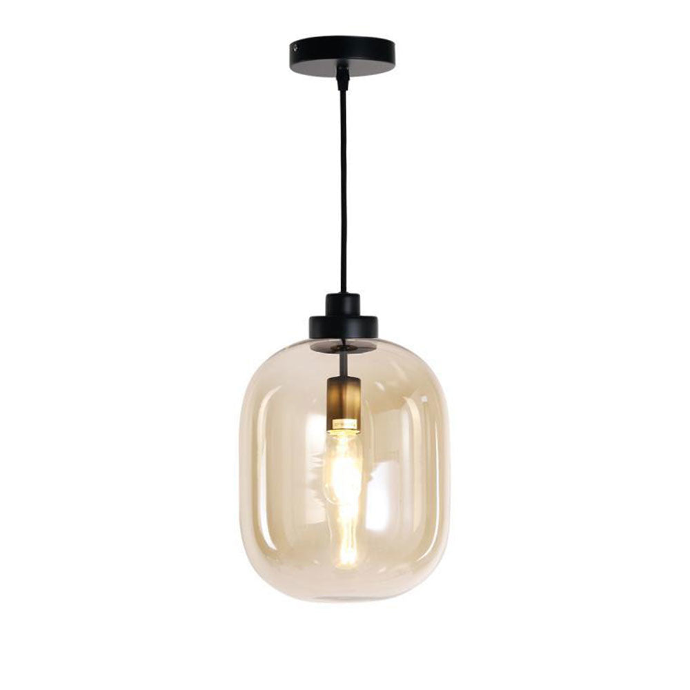 Hanging lamp Amber 30 cm 1-light glass